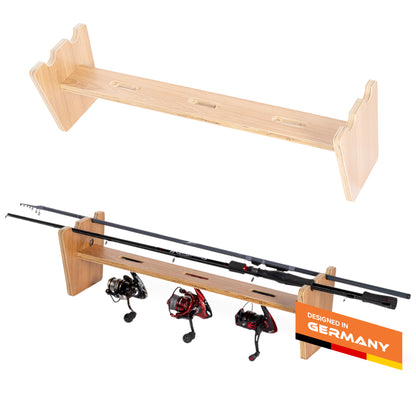 Fishing tackle rack, 20x20x67 cm, pine color