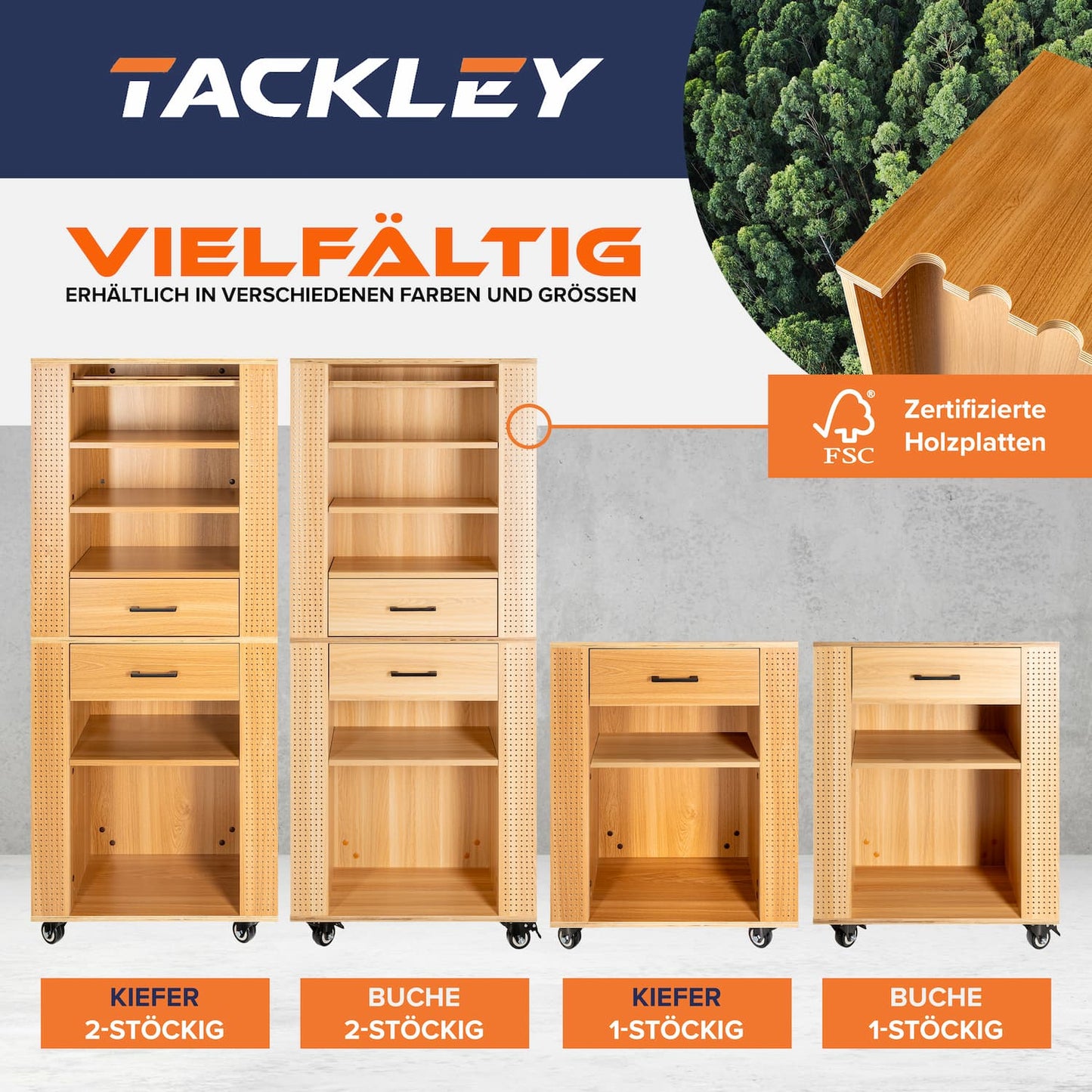 Fishing tackle cabinet, 65x50x158cm, beech color