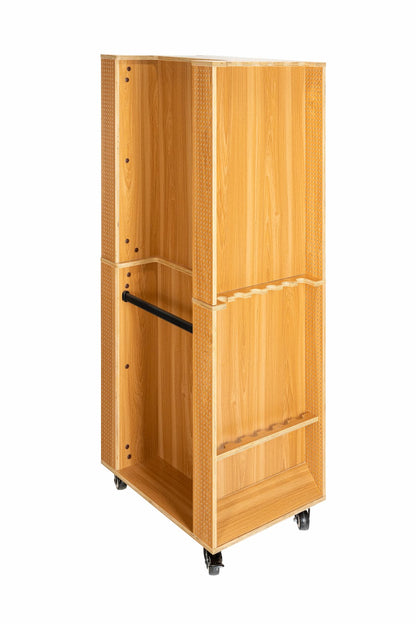 Fishing tackle cabinet, 65x50x158 cm, pine color